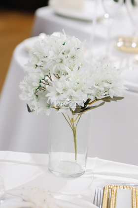 Yapay Çiçek Lüx Çöl Lilyumu 30 cm Beyaz - 2