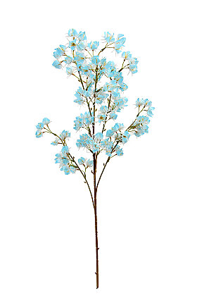 Yapay Çiçek Lüx Kar Çiçeği Dalı 88 cm Buz Mavisi - 2
