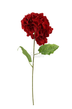 Yapay Çiçek Matin Ortanca Dalı 60 cm Kırmızı - 3