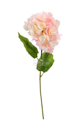 Yapay Çiçek Matin Ortanca Dalı 60 cm Pudra - 3