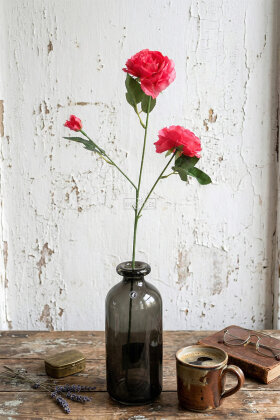 Yapay Çiçek Pastel 3 Adet Çöl Gülü 60 cm Fuşya - 2