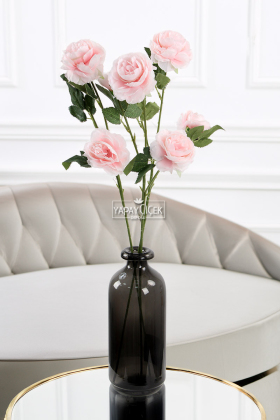 Yapay Çiçek Pastel 3lü Çöl Gülü 60 cm Pembe - Yapay Çiçek Deposu