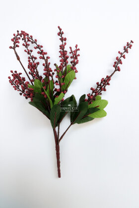 Yapay Çiçek Taş Pıtırcık Ara Dal Demeti Fuşya - 3