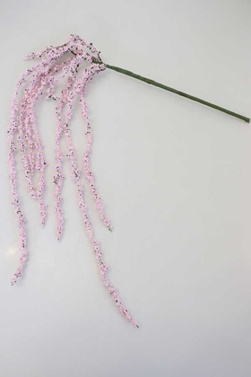Yapay Sarkan Sarkıt Köpük Dal 120cm Pembe - 2