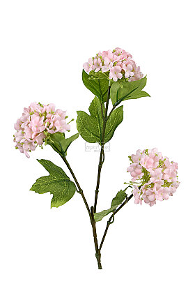 Yapay Çiçek Saye Ortanca Dalı Demeti 35 cm Toz Pembe - 3
