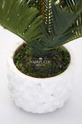 Handmade Saksıda Yapay Ananas Bitkisi 25 cm - 3