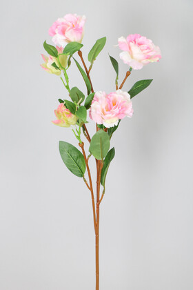Yapay Çiçek Tomurcuklu Lisyantus Dalı 70 cm Pembe - 1