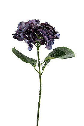 Yapay Çiçek Islak Towa Ortanca Dalı 65 cm Mor - 3