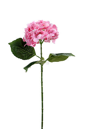 Yapay Çiçek Islak Towa Ortanca Dalı 65 cm Pembe - 3