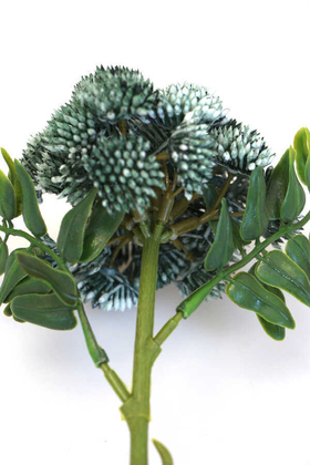 Yapay Brokoli Bitkisi Tek Dal 28 cm Turkuaz - 2