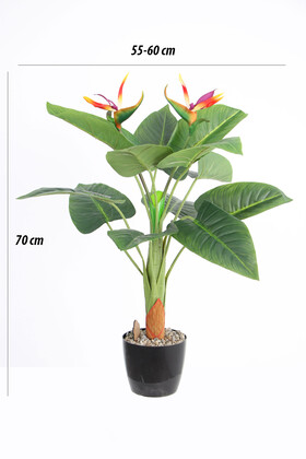Yapay Ağaç Çiçekli Starliçe Btikisi 70 cm(12 Yaprak-2 Çiçekli) - 2