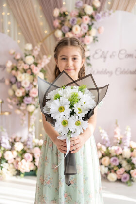 Yapay Daisy Glow Özel Gün Buketi - Yapay Çiçek Deposu