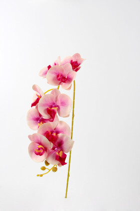 Yapay Dal Baskılı Orkide Çiçeği 88 cm Soft Pembe - 3