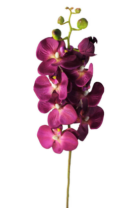 Yapay Dal Orkide Çiçeği 75 cm Mürdüm - 1