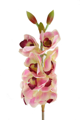 Yapay DeLüx Islak Singapur Orkidesi 60 cm Lila - 1