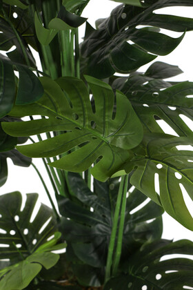 Yapay Deve Tabanı Ağacı Metal Saksıda 180 cm (Monstera Deliciosa) - 2