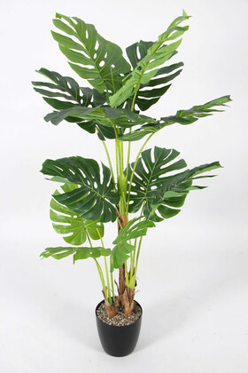 Yapay Deve Tabanı Ağacı (monstera Ağacı) Gerçek Dokulu 160 Cm - Yapay Çiçek Deposu