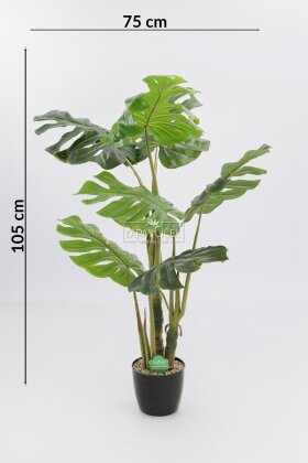 Yapay Ağaç Deve Tabanı Ağacı Montsera 105 cm - 3