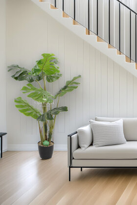 Yapay Ağaç Deve Tabanı Ağacı Montsera 105 cm - Yapay Çiçek Deposu