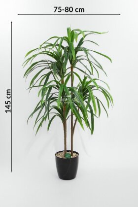 Yapay Ağaç 5li Lüx Dracaena 145 cm Yeşil - 3