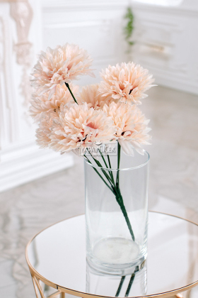Yapay 7 Dallı Eko Pinnata Çiçeği 30 cm Somon - 2