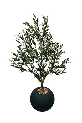 Küre Saksıda Yapay Ağaç Elia Zeytin Ağacı 130 cm - 2