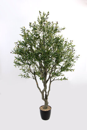 Yapay Yoğun Dal Yapraklı Gerçekçi Jumbo Zeytin Ağacı 200 cm - Yapay Çiçek Deposu