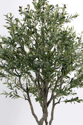 Yapay Yoğun Dal Yapraklı Gerçekçi Jumbo Zeytin Ağacı 200 cm - 5