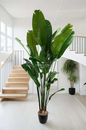 Yapay Ağaç Yoğun Muz Bahçesi Gerçek Doku 240 cm - 2