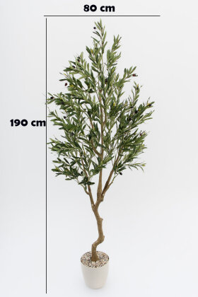 Yapay Premium Zeytin Ağacı Lüx Orjinal Gövde 190 cm - 3