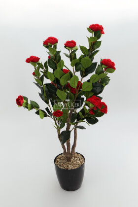 Yapay Gül Ağacı 106 cm Kırmızı - 2