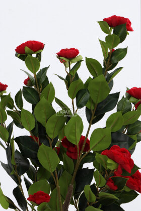 Yapay Gül Ağacı 106 cm Kırmızı - 3