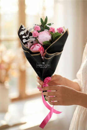 Yapay İlk Bakış Özel Gün Buketi - Yapay Çiçek Deposu