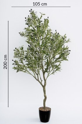Yapay Ağaç İri Zeytin Ağacı 200 cm - 5