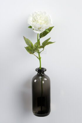 Yapay Islak Açmış Premium Şakayık Dalı 58 cm Beyaz - 2