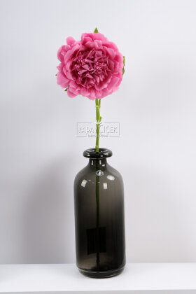 Yapay Islak Açmış Premium Şakayık Dalı 58 cm Fuşya - 2