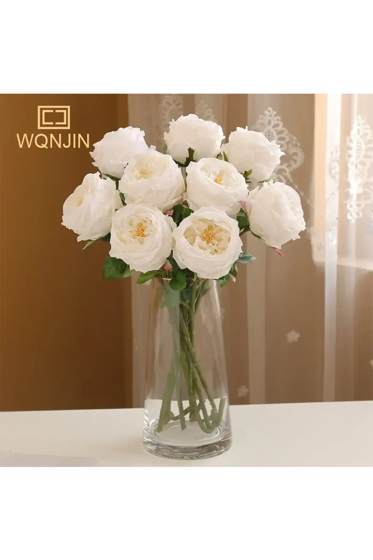 Yapay Lüx Islak Şakayık 45 cm Beyaz - 2