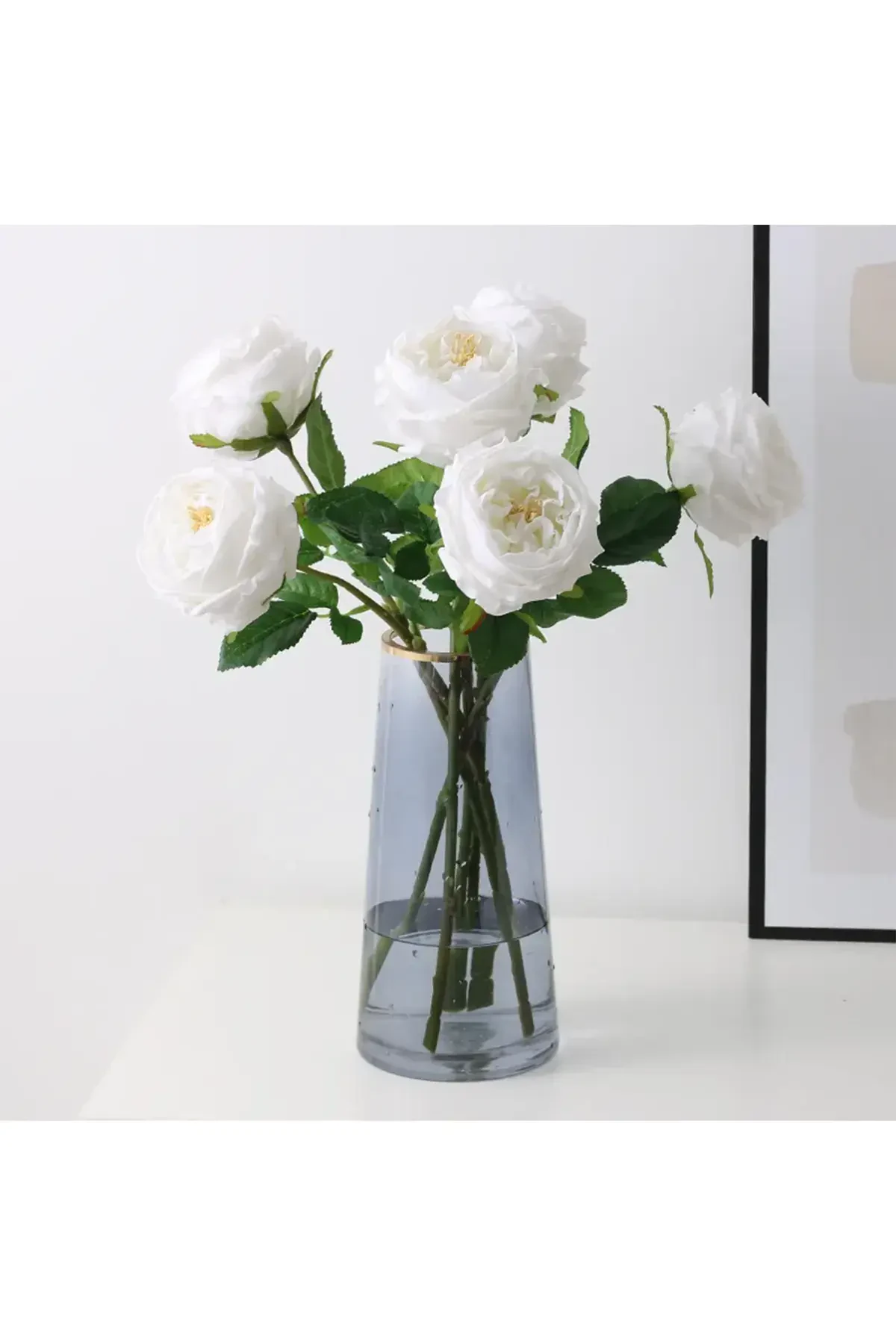 Yapay Lüx Islak Şakayık 45 cm Beyaz - 3