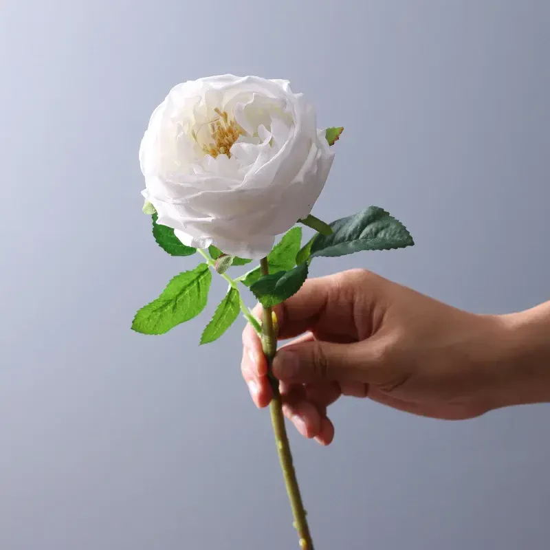 Yapay Lüx Islak Şakayık 45 cm Beyaz - 4