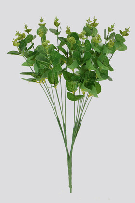 Yapay 16 Dallı Okaliptus Bitkisi 47 cm Yeşil - Yapay Çiçek Deposu