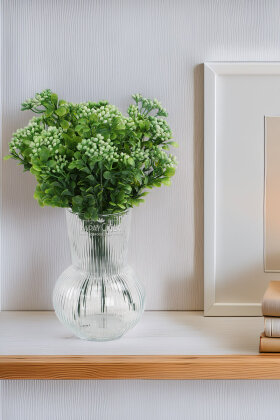 Yapay Kalanchoe Çiçeği 35 cm Beyaz - Yapay Çiçek Deposu