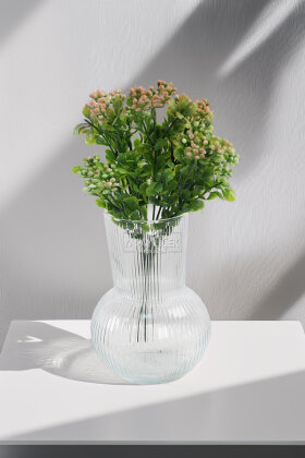 Yapay Kalanchoe Çiçeği 35 cm Pembe - 2