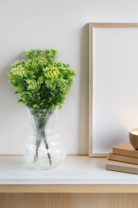 Yapay Kalanchoe Çiçeği 35 cm Sarı - Yapay Çiçek Deposu