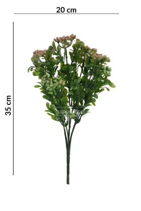 Yapay Kalanchoe Çiçeği 35 cm Lila - 4
