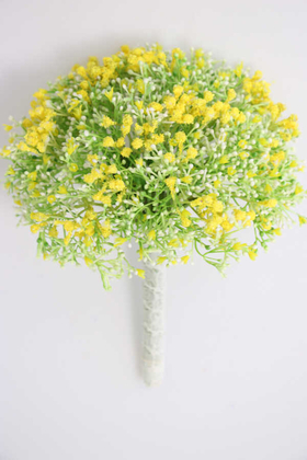 Yapay Kıtır Cipso Gelin Eli Sarı - Yapay Çiçek Deposu