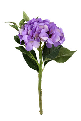 Yapay Koca Kafa Lüx Bodur Ortanca Dalı 50 cm Mor - 3