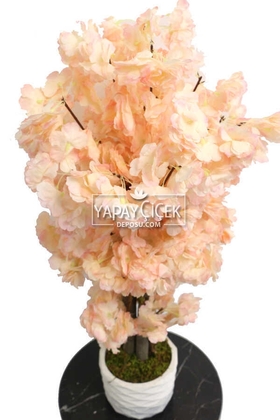 Yapay Küçük Bahar Dalı Ağacı 75 cm Somon - 3