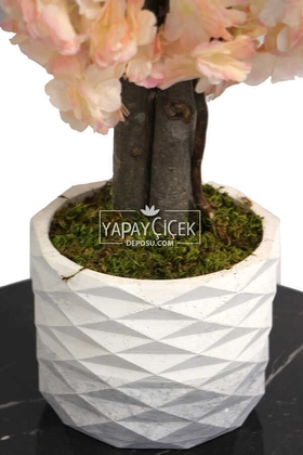 Yapay Küçük Bahar Dalı Ağacı 75 cm Somon - 4