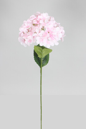 Yapay Koca Kafa Ortanca Dalı 60 cm Açık Pembe - 2