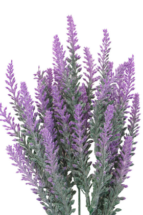 Yapay Lavanta Demeti Pudralı 35 İri Kafa Fuşya - 2